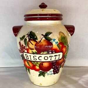 Nonni's Hand-painted Ceramic Cooke Jar